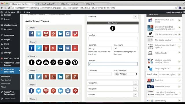 Free WordPress Theme Scroll Me - How to Add Social Link in Header | WordPress Tutorial смотреть онлайн