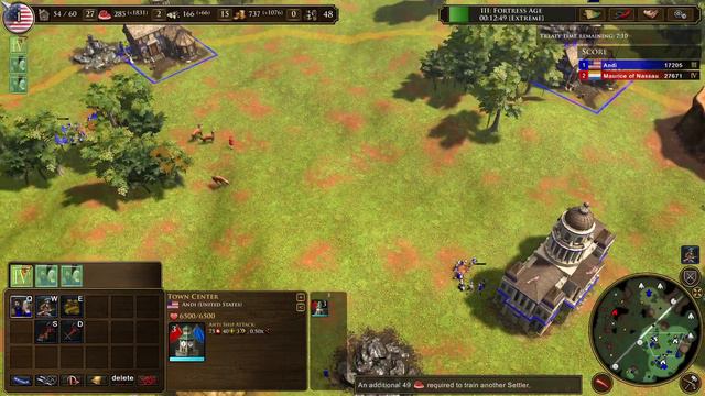 USA Treaty 20 Build Order - Age of Empires 3 смотреть онлайн