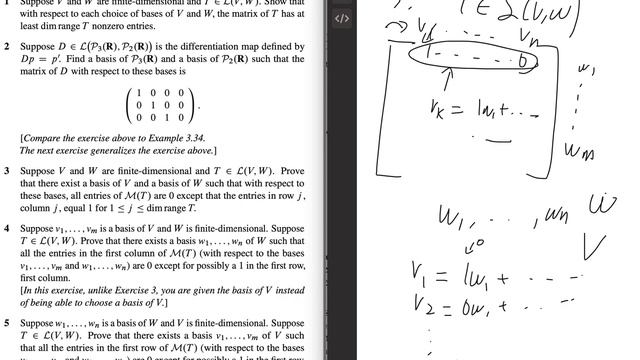 Linear Algebra Axler 3C1 смотреть онлайн