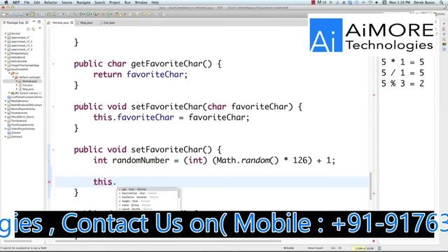 Java Programming Tutorial By AIMORE Technologies смотреть онлайн