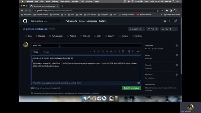 Belajar GIT VCS - Issue смотреть онлайн