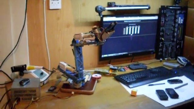 Arduino MEGA, Ethernet Shield, Teach Robot смотреть онлайн