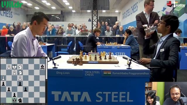 Tata Steel Chess 2024 Round 4 | Pragg beats Ding Liren, becomes India no.1 | Anish beats Gukesh смотреть онлайн