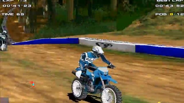 Moto Racer 2 gameplay (PC Game, 1998) смотреть онлайн