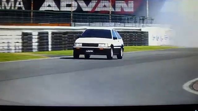 Gran Turismo 5 AE86 Corolla Levin drift Tsukuba Seasonal Event смотреть онлайн