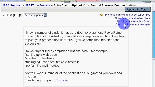 Moodle Error in HTML Area Display in a Forum Description смотреть онлайн