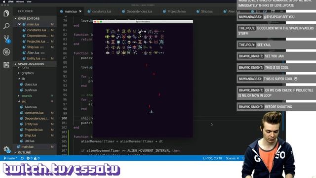 SPACE INVADERS FROM SCRATCH (PART 2) - CS50 on Twitch, EP. 22 смотреть онлайн