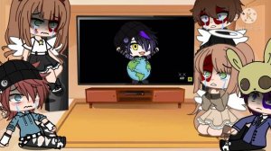 Afton family +Ennard reacts to Michael Afton part 2/4