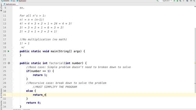 Factorial Recursion in Java - Program Step By Step смотреть онлайн