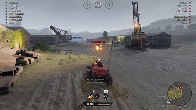 Захватываем вражеские базы на быстрых тачках в crossout смотреть онлайн