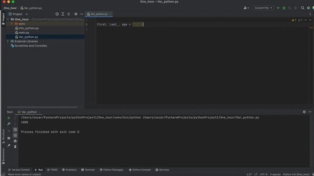 Python for beginners tutorial | variable python on your computer #3 смотреть онлайн