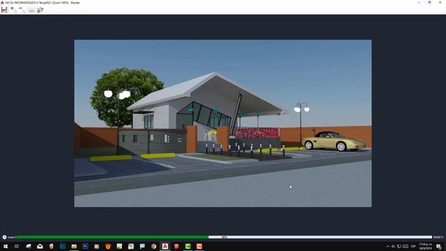 AUTOCAD 3D - COLOCANDO IMAGEN DE FONDO EN RENDER смотреть онлайн