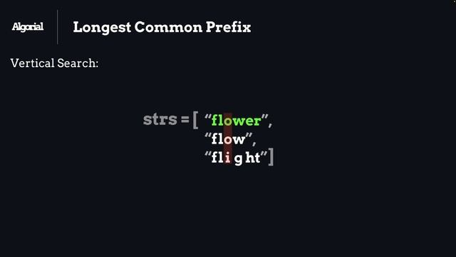 Longest Common Prefix - leetcode 14 - Horizontal and Vertical Search Solution смотреть онлайн