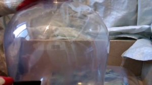 Мини парник из прозрачной ПЭТ кеги - 30 литровой бутыли из под пива