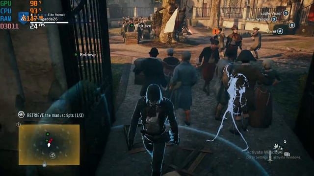 Assassin's Creed Unity Benchmark | Ryzen 3 3200g | Vega 8 | 8gb | FPS Marker | смотреть онлайн