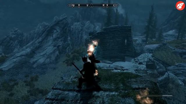 Скайрим. #8. Гробница Хилгрунда, скала Гулдун, крепость Феллглоу и Вайтран смотреть онлайн