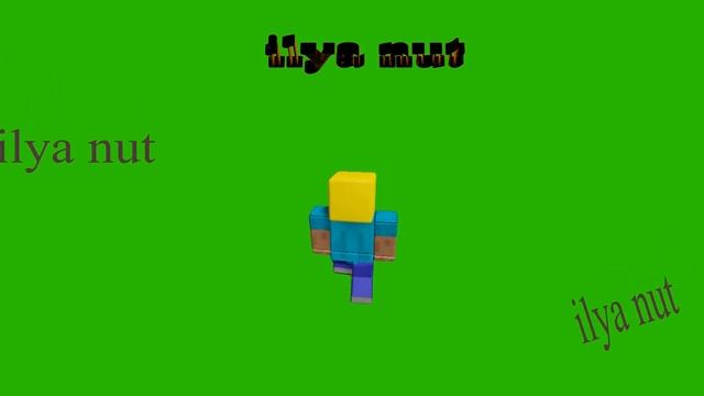 футаж НУБИК из роблокса хромокей на зеленом фоне footage NUBIK from roblox chromokey on a green смотреть онлайн