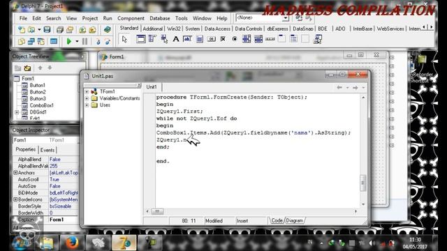 Cara Menampilkan Data Dari Database Ke Dalam Combobox Delphi | Madness Compilation Tutorial #4 смотреть онлайн