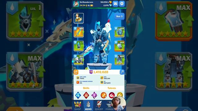 Set blessings and you AKA Nobel's and Lord Logan set test - Mighty Quest Gameplay смотреть онлайн