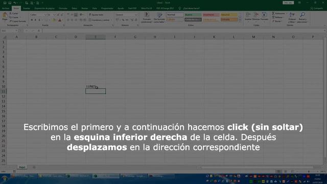 Introducir días de la semana de forma automática - EXCEL смотреть онлайн