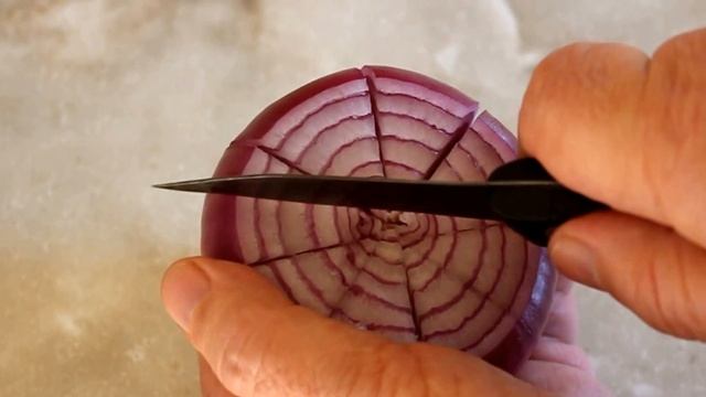 Хризантема из лука для украшения салатов смотреть онлайн