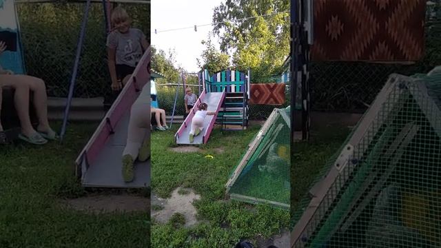 Детская горка своими руками смотреть онлайн