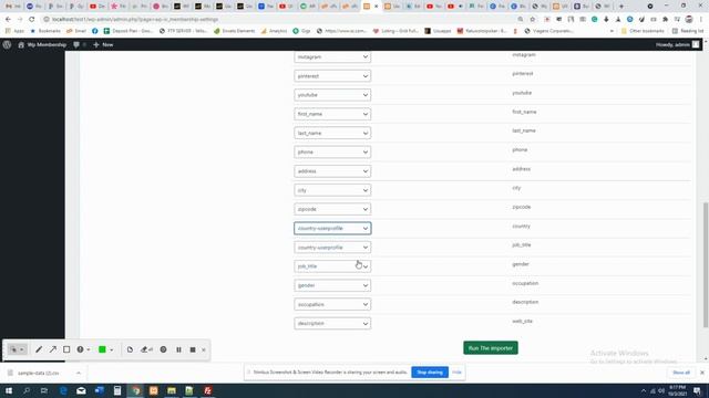 Wp Membership User Import with meta data using CSV смотреть онлайн