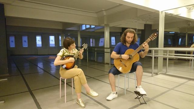 Albinoni - Adagio in G Minor , Guitar and Mandolin Duet смотреть онлайн