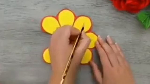 DIY - 3D Открытка своими руками. Обьемная открытка с цветами. Идея открытки на 8 марта. смотреть онлайн