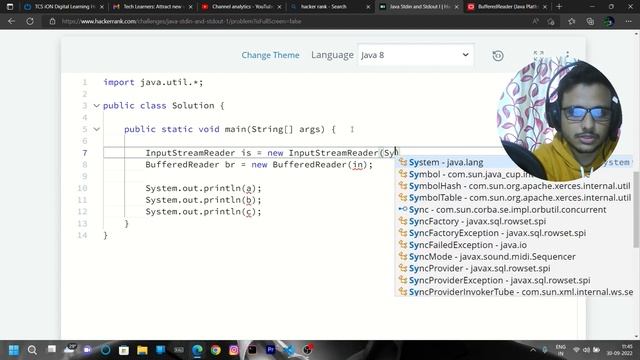 Java STDIN STDOUT 1 Hacker Rank Solution | Java BufferedReader Class смотреть онлайн