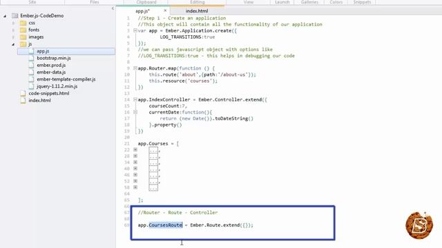 Ember.js : Route introduction - Web Development смотреть онлайн