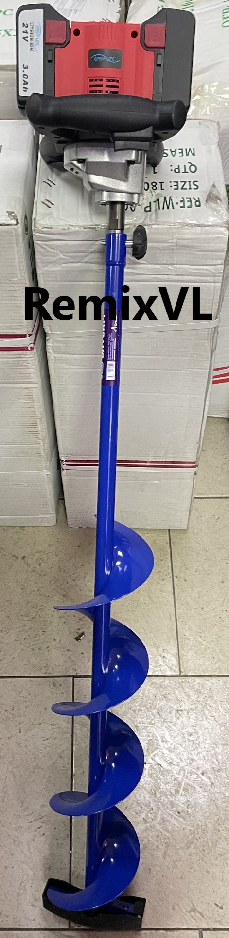 магазин RemixVL: Видео обзор аккумуляторный ледобур для зимней рыбалки + шнек смотреть онлайн