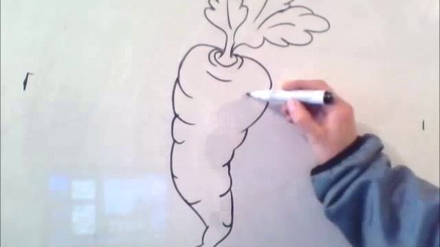 Как нарисовать морковь смотреть онлайн