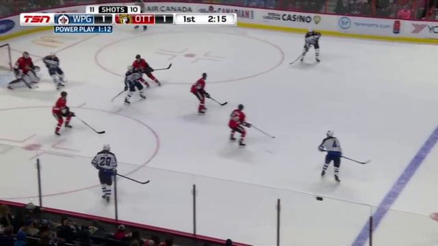 Patrik Laine 0+2 @ Ottawa смотреть онлайн