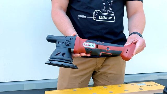 Полировка без проводов! Машина полировальная аккумуляторная REDVERG RD-PM18/U смотреть онлайн