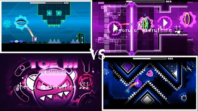 THEORY OF EVERYTHING 3 vs THEORY OF EVERYTHING 2 ! - GEOMETRY DASH 2.1 смотреть онлайн