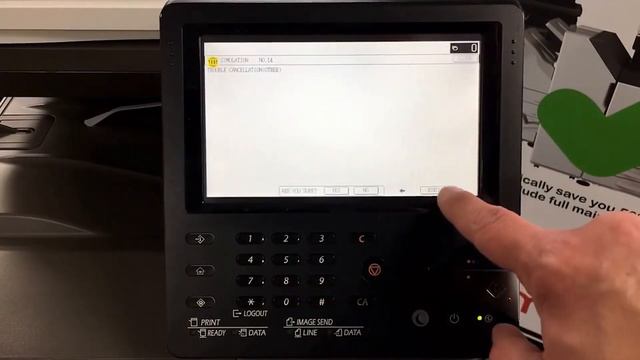 Clearing an Error Code on Sharp MX C301W смотреть онлайн