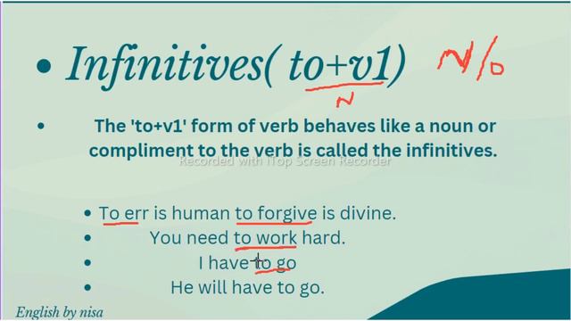 Finite & Non- Finite Verbs