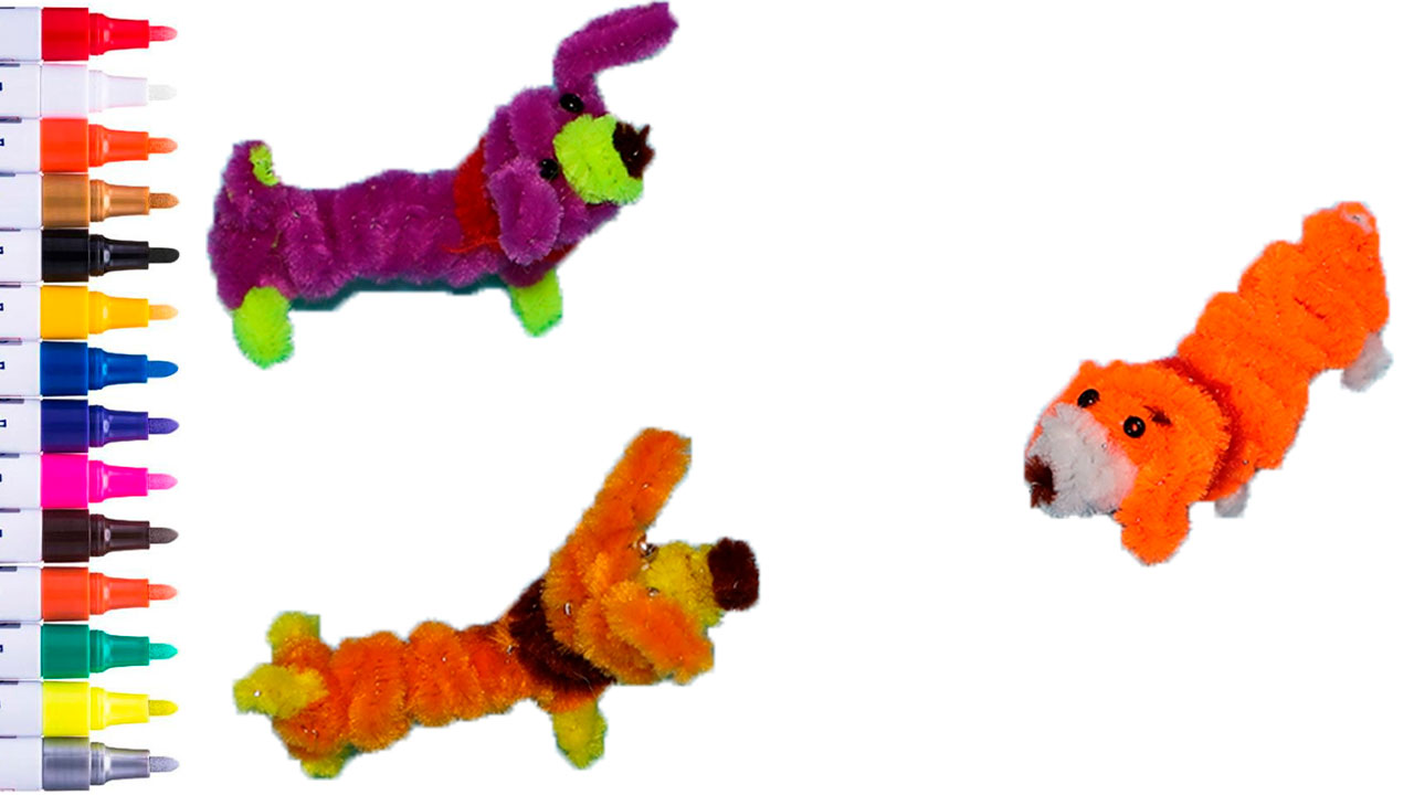 Как сделать Собаку своими руками, детские простые поделки собаки в детский сад и в школу смотреть онлайн