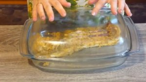 Сало в духовке запеченное с горчицей и чесноком.