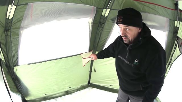 LOTOS Летняя полуавтоматическая палатка «МАНСАРДА» смотреть онлайн