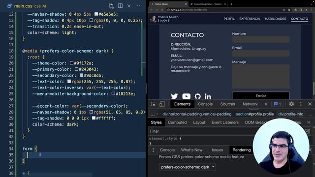 Cómo hacer Tema Oscuro usando Variables CSS ? | Tutorial смотреть онлайн
