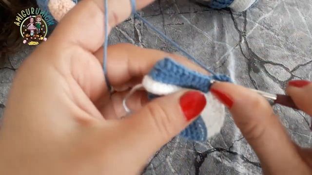 Amigurumi Örgü Bebek Ayakkabı Tarifi (Dalin Bebek) 5.BÖLÜM - SON