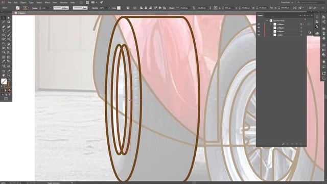 1966 Shelby | Adobe Illustrator [Speed Art] смотреть онлайн