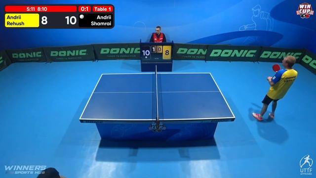 15:00 Andrii Rehush 0 - 3 Andrii Shamrai West 3 WIN CUP 15.10.2022 | TABLE TENNIS WINCUP смотреть онлайн