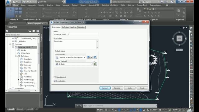 Tutorial AutoCAD Civil 3D: Creación de Plano Topográfico смотреть онлайн