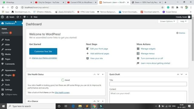 How to make WordPress Website in Hindi || How to Convert HTML to WordPress in Hindi || Part 2 смотреть онлайн
