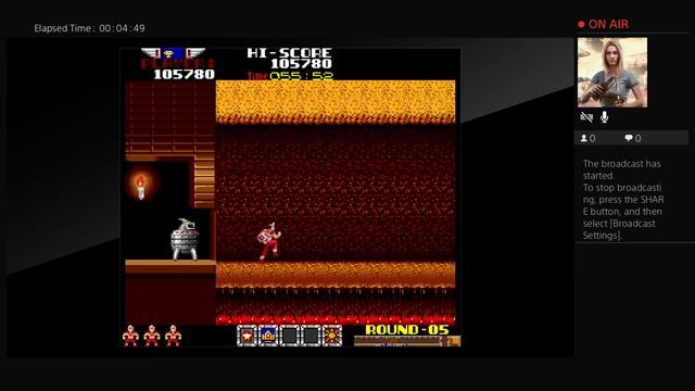 Arcade Archives RYGAR one Credift Game Sample смотреть онлайн