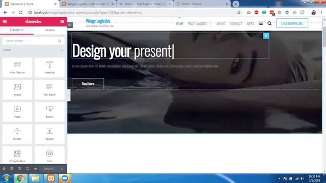 Free Frontend Web Development course in Urdu - Class 33 - Install Wordpress Theme смотреть онлайн