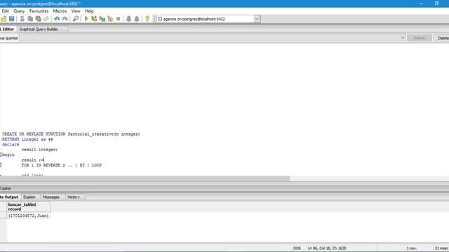 PL/pgSQL con PostgreSQL 9.5 - Práctica de Bucles (Cálculo del Factorial Iterativo) смотреть онлайн